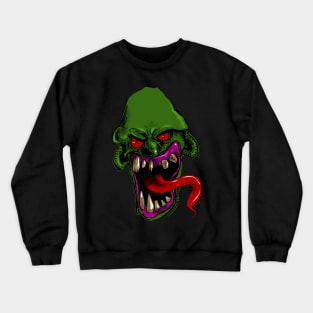 Green Monster Crewneck Sweatshirt